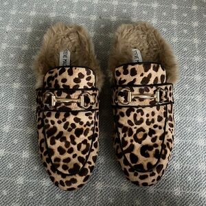 Steve Madden Leapord Mules Size 7